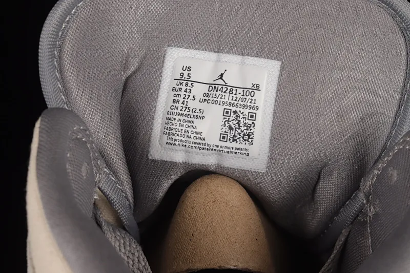 All categories Air Jordan Jordan series basketball shoes Air Jordan 1 Mid G version pure original Air Jordan 1 Mid AJ1 Joe 1 coconut milk color mid-top basketball shoes DN4281-100